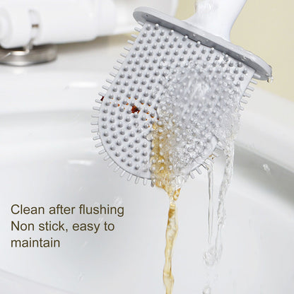 Wall Mounted Toilet Brush Drying Holder Set with Detachable Handle Cleaning Tool for Home Hotel BathroomOrange V1294-YM0523-3112210101011