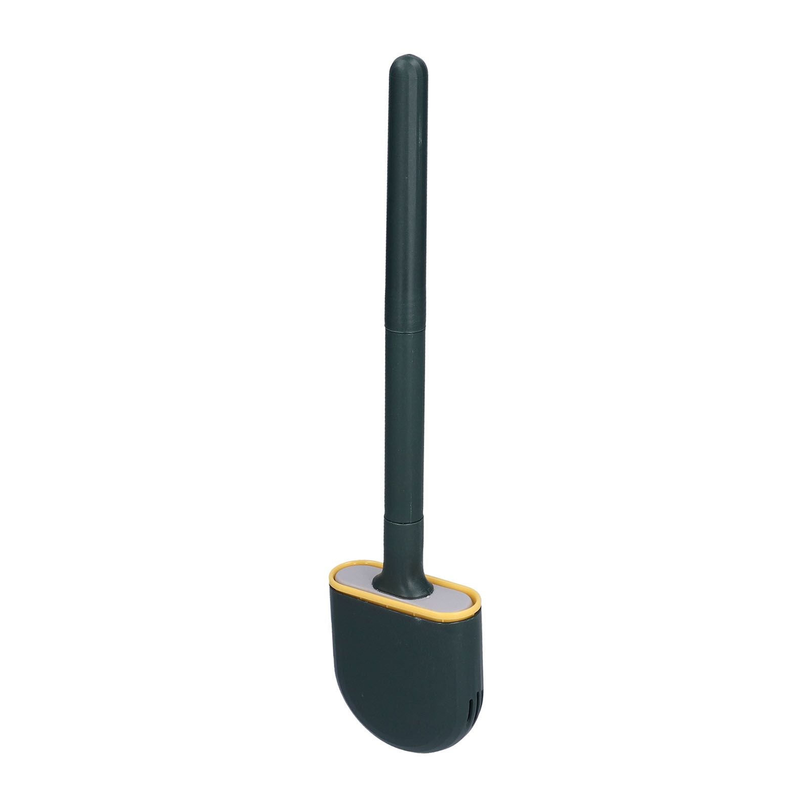 Wall Mounted Toilet Brush Drying Holder Set with Detachable Handle Cleaning Tool for Home Hotel BathroomGreen V1294-YM0523-3112210101012