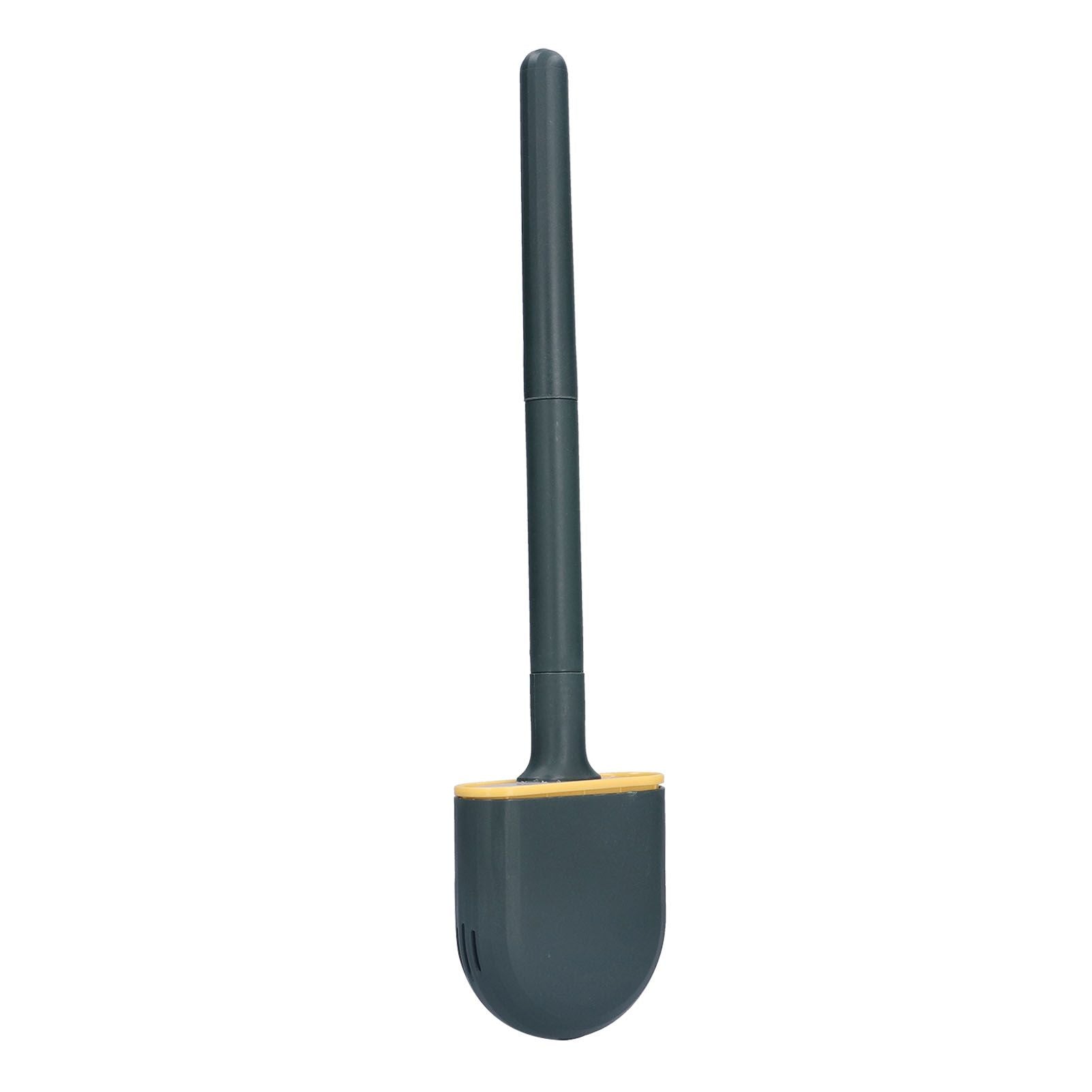 Wall Mounted Toilet Brush Drying Holder Set with Detachable Handle Cleaning Tool for Home Hotel BathroomGreen V1294-YM0523-3112210101012