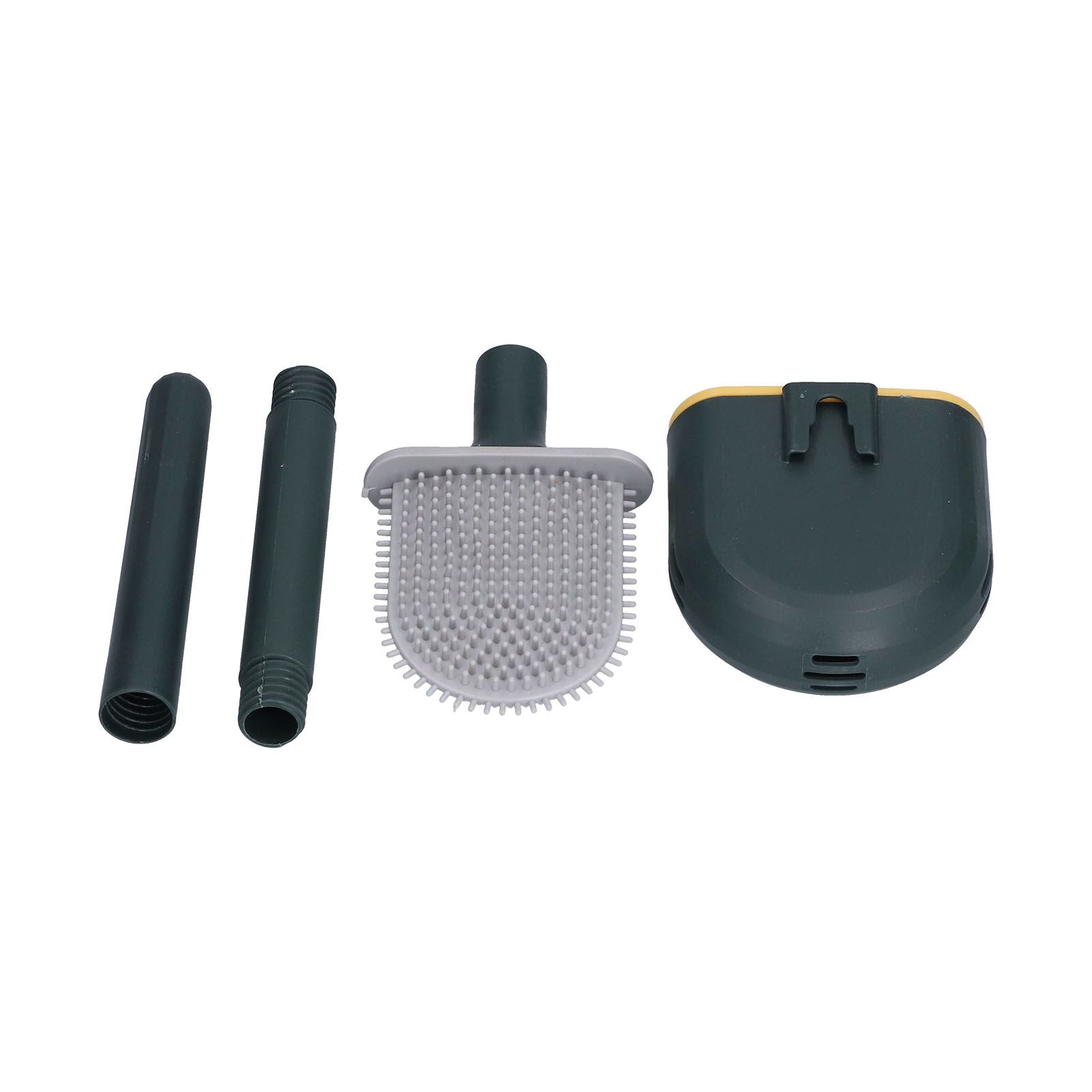 Wall Mounted Toilet Brush Drying Holder Set with Detachable Handle Cleaning Tool for Home Hotel BathroomGreen V1294-YM0523-3112210101012