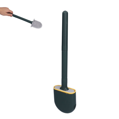 Wall Mounted Toilet Brush Drying Holder Set with Detachable Handle Cleaning Tool for Home Hotel BathroomGreen V1294-YM0523-3112210101012