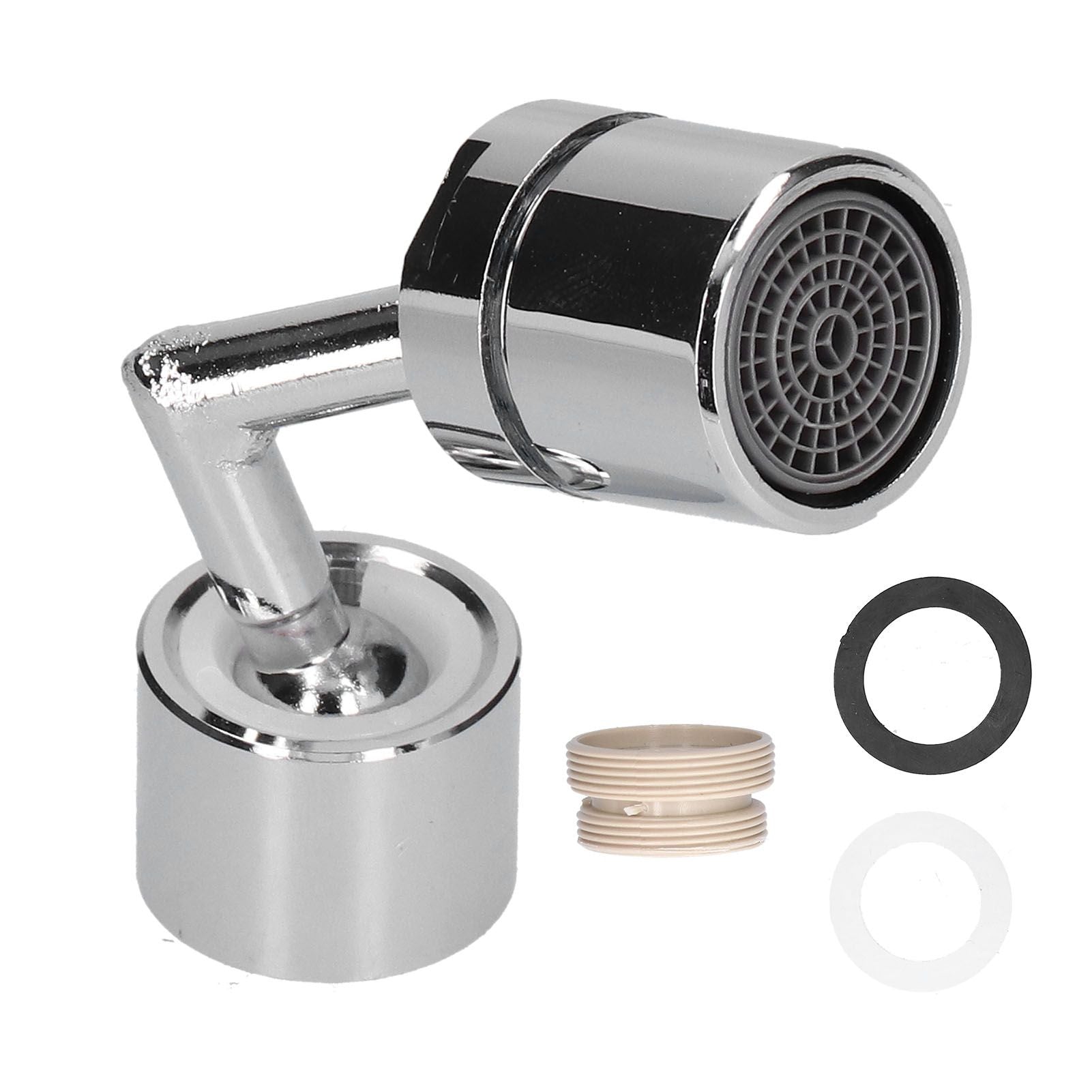 Universal Faucet Sprayer 720 degrees Rotatable Faucet Filter Nozzle for Home Restaurant Silver 22mm Female V1294-YM0523-3112210101611