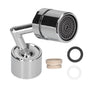 Universal Faucet Sprayer 720 degrees Rotatable Faucet Filter Nozzle for Home Restaurant Silver 22mm Female V1294-YM0523-3112210101611