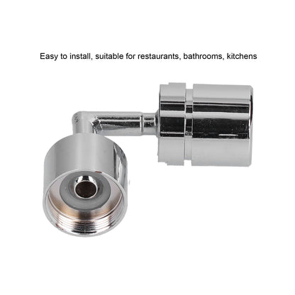 Universal Faucet Sprayer 720 degrees Rotatable Faucet Filter Nozzle for Home Restaurant Silver 22mm Female V1294-YM0523-3112210101611