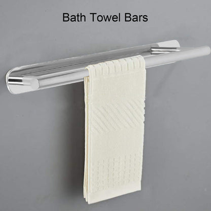 Towel Bar Stainless Steel Self Adhesive Wall Mounted Holder Bathroom Hardware Accessories50cm V1294-YM0523-3112210102412