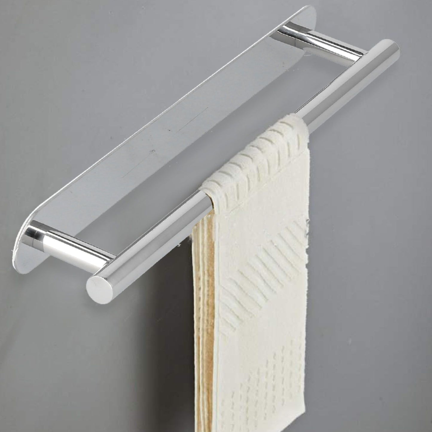 Towel Bar Stainless Steel Self Adhesive Wall Mounted Holder Bathroom Hardware Accessories50cm V1294-YM0523-3112210102412