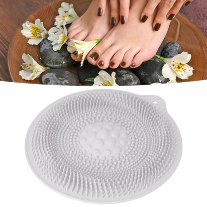 Natural Rubber Foot Bath Mat Innovative Anti Slip Shower Mat for Bathroom Foot Massager KitchenLight Gray V1294-YM0523-3112210103011