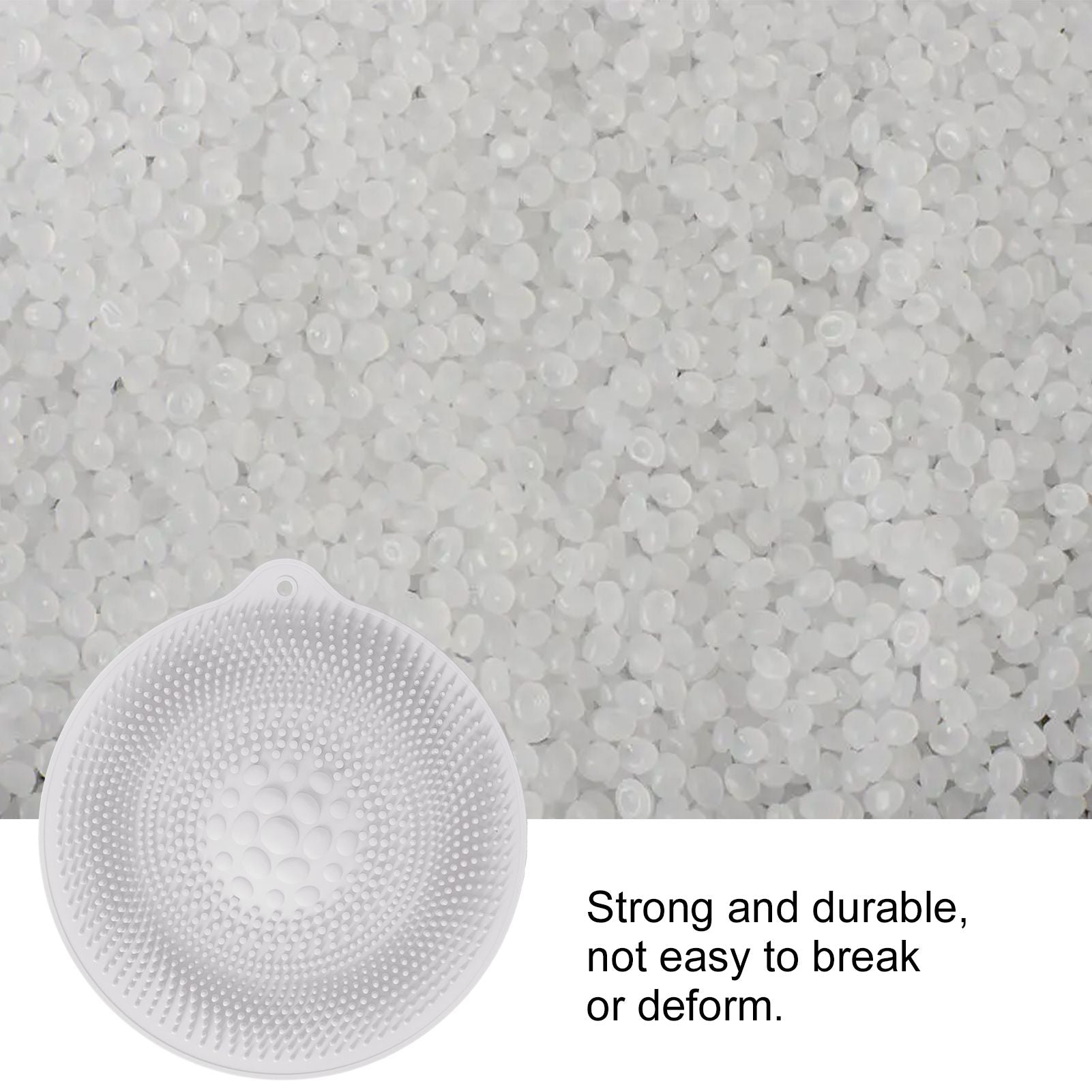 Natural Rubber Foot Bath Mat Innovative Anti Slip Shower Mat for Bathroom Foot Massager KitchenLight Gray V1294-YM0523-3112210103011