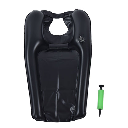 Inflatable Shampoo Bowl Portable Hair Washing Tray with Inflator Pump Lightweight Shampoo Basin V1294-YM0523-3112210103611
