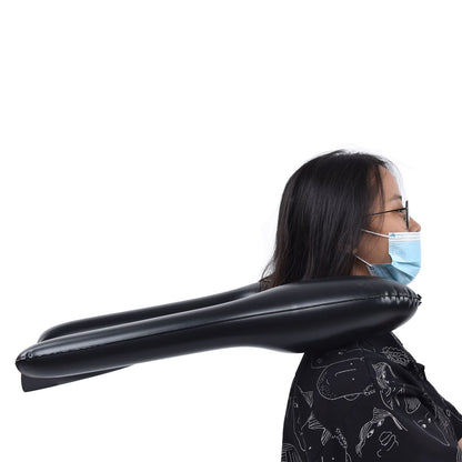 Inflatable Shampoo Bowl Portable Hair Washing Tray with Inflator Pump Lightweight Shampoo Basin V1294-YM0523-3112210103611