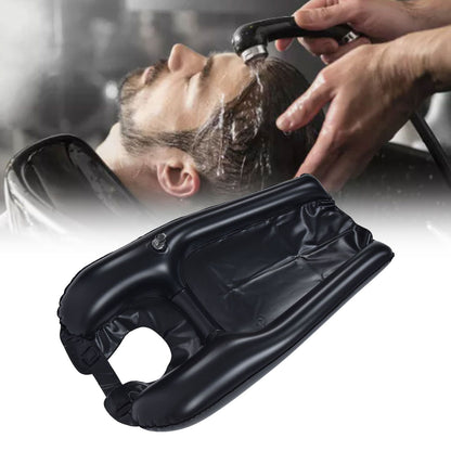 Inflatable Shampoo Bowl Portable Hair Washing Tray with Inflator Pump Lightweight Shampoo Basin V1294-YM0523-3112210103611