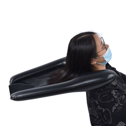 Inflatable Shampoo Bowl Portable Hair Washing Tray with Inflator Pump Lightweight Shampoo Basin V1294-YM0523-3112210103611