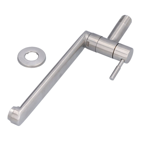 G1/2 Lengthen Water Faucet 304 Stainless Steel Single Cold Water Tap for Kitchen Balcony Mop Pool V1294-YM0523-3112210103711