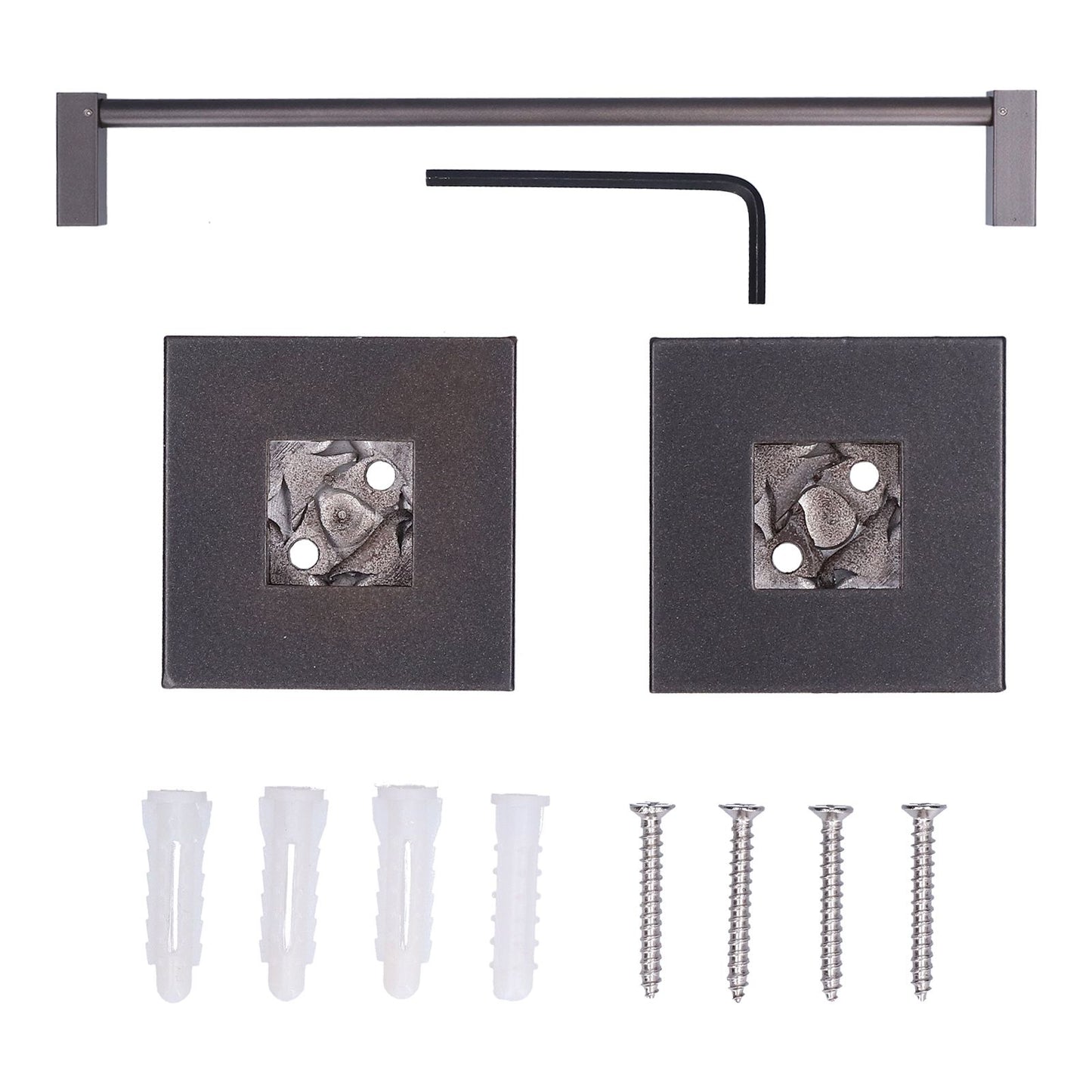 Slippers Rack Grey Wall Mounted Hanging Shoe Organizer Bathroom Storage Accessories V1294-YM0523-3112210104811