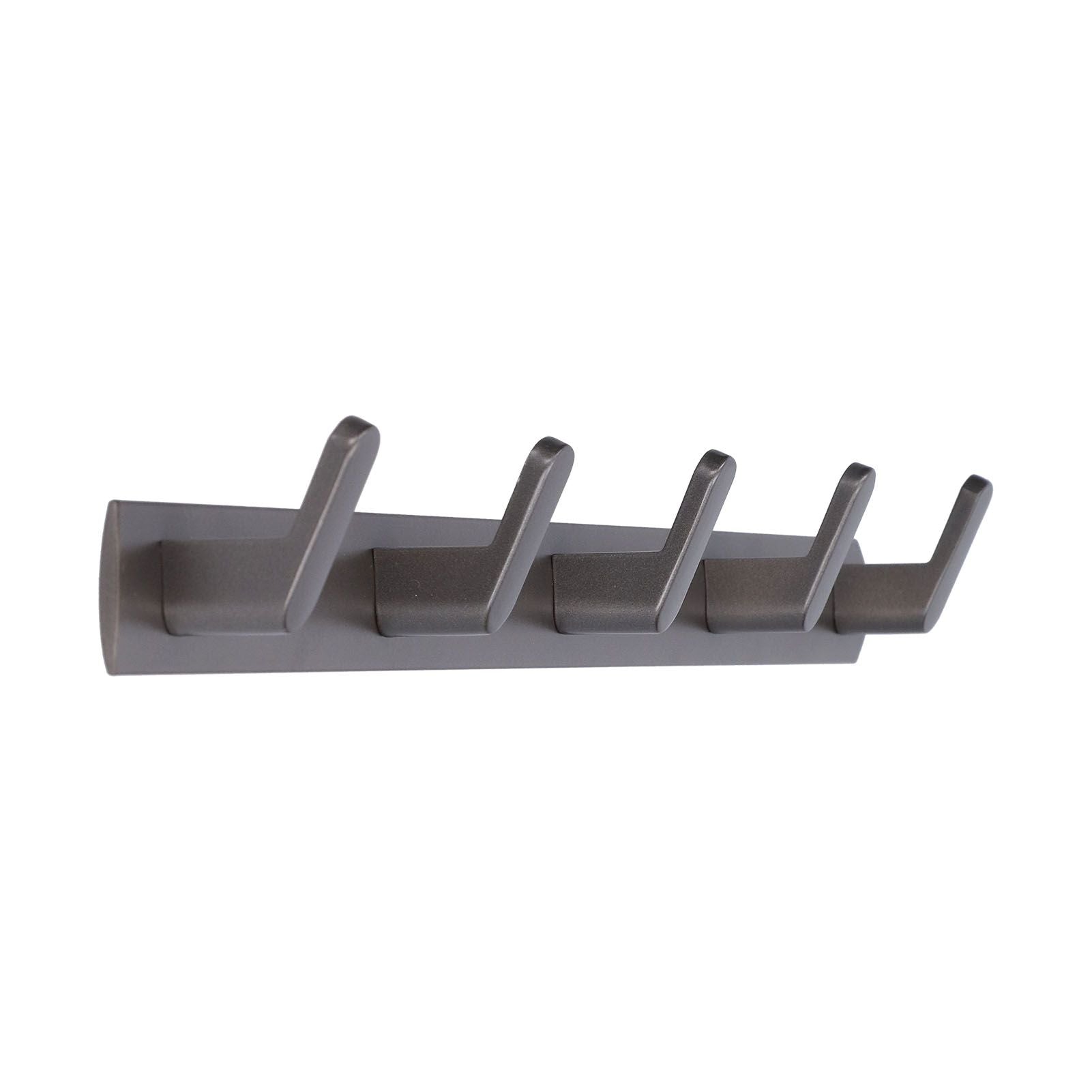 45cm Row Hook Wall Mount Aluminium Alloy Coat Towel Hook for Kitchen Bathroom Bedroom Closet V1294-YM0523-3112210104911