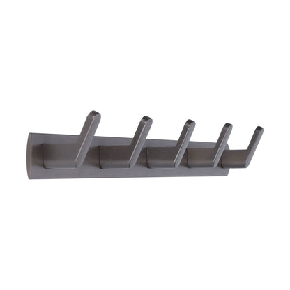 45cm Row Hook Wall Mount Aluminium Alloy Coat Towel Hook for Kitchen Bathroom Bedroom Closet V1294-YM0523-3112210104911