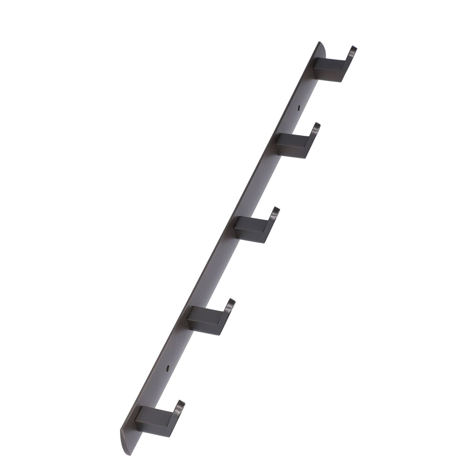 45cm Row Hook Wall Mount Aluminium Alloy Coat Towel Hook for Kitchen Bathroom Bedroom Closet V1294-YM0523-3112210104911