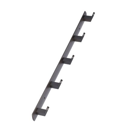 45cm Row Hook Wall Mount Aluminium Alloy Coat Towel Hook for Kitchen Bathroom Bedroom Closet V1294-YM0523-3112210104911