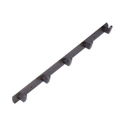 45cm Row Hook Wall Mount Aluminium Alloy Coat Towel Hook for Kitchen Bathroom Bedroom Closet V1294-YM0523-3112210104911