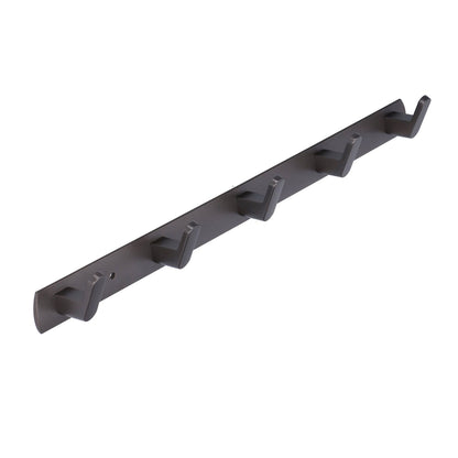 45cm Row Hook Wall Mount Aluminium Alloy Coat Towel Hook for Kitchen Bathroom Bedroom Closet V1294-YM0523-3112210104911