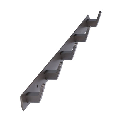 45cm Row Hook Wall Mount Aluminium Alloy Coat Towel Hook for Kitchen Bathroom Bedroom Closet V1294-YM0523-3112210104911