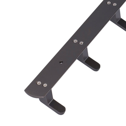 45cm Row Hook Wall Mount Aluminium Alloy Coat Towel Hook for Kitchen Bathroom Bedroom Closet V1294-YM0523-3112210104911