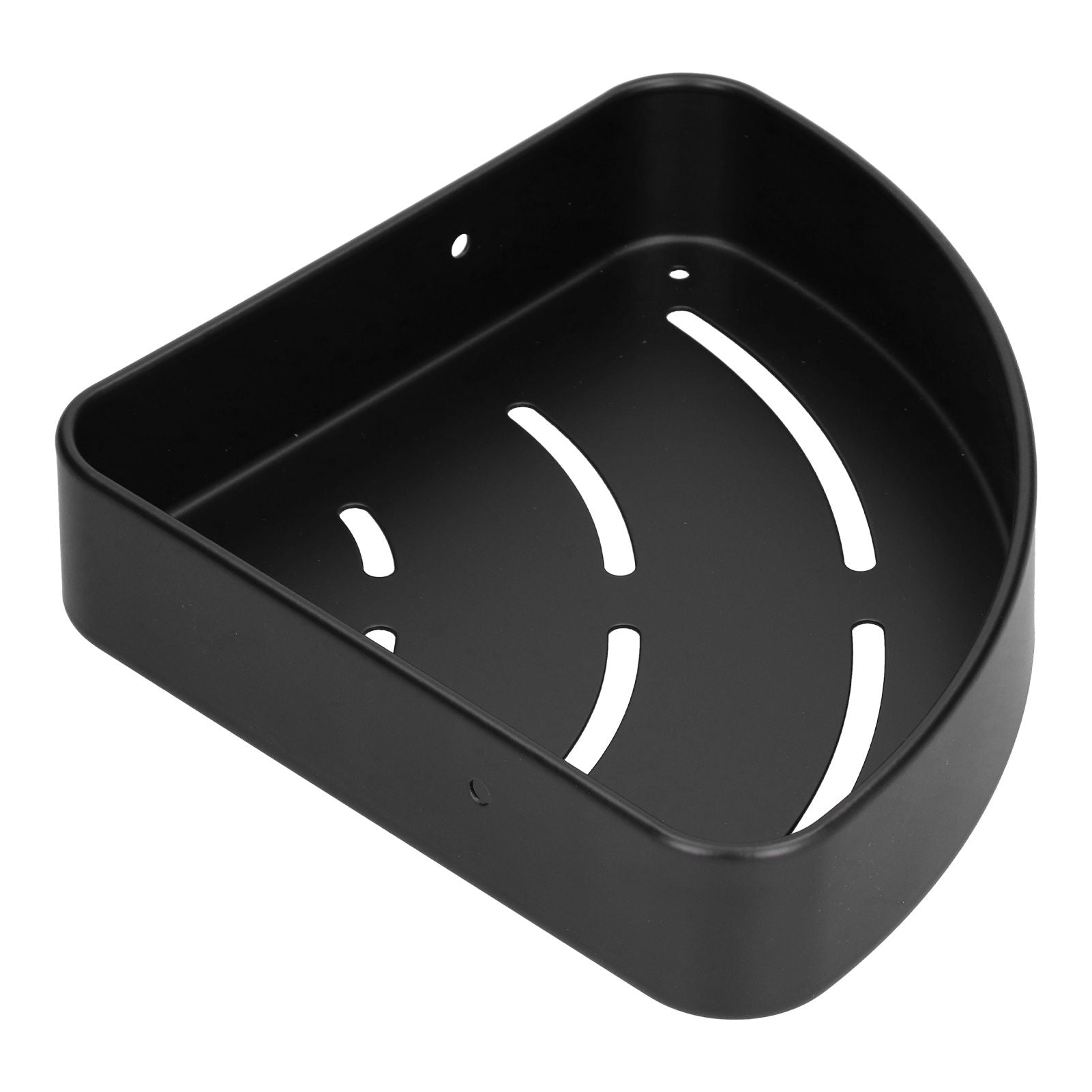 Shower Shelf Wall Mounted Triangular Corner Shelves Storage Rack Organizer for Home Bathroom Rest Room Black V1294-YM0523-3112210105111