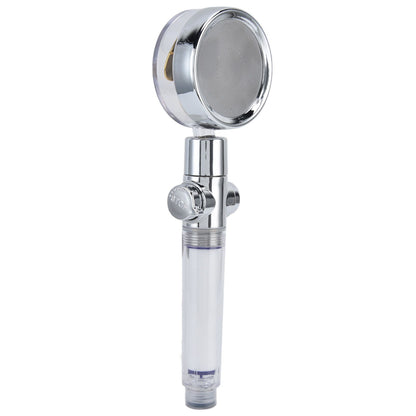 Turbocharged Fan Shower Head Handheld Propeller Driven 360 degrees Rotation G1/2 Thread Detachable for Water V1294-YM0523-3112210106111