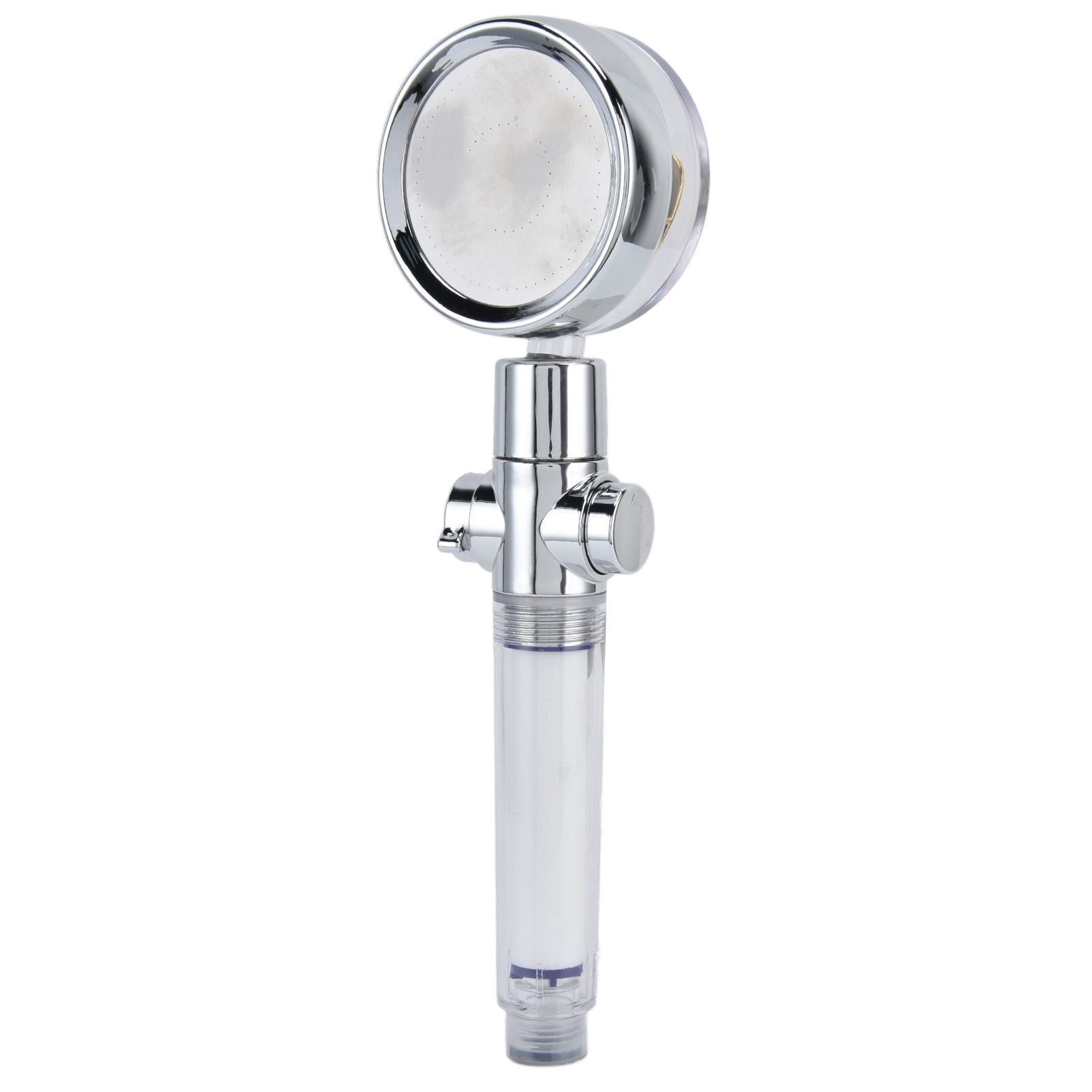 Turbocharged Fan Shower Head Handheld Propeller Driven 360 degrees Rotation G1/2 Thread Detachable for Water V1294-YM0523-3112210106111