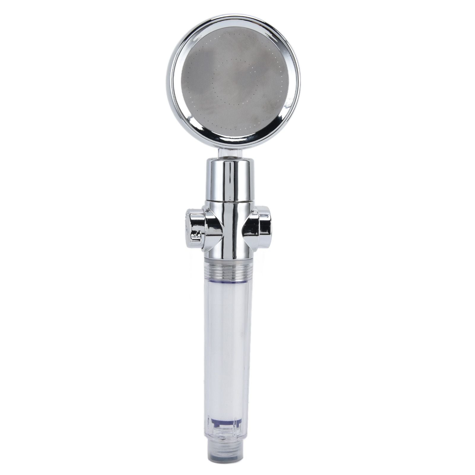 Turbocharged Fan Shower Head Handheld Propeller Driven 360 degrees Rotation G1/2 Thread Detachable for Water V1294-YM0523-3112210106111
