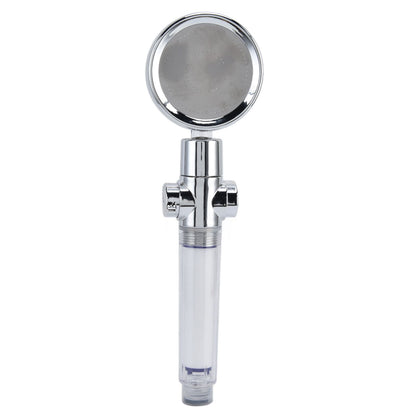 Turbocharged Fan Shower Head Handheld Propeller Driven 360 degrees Rotation G1/2 Thread Detachable for Water V1294-YM0523-3112210106111