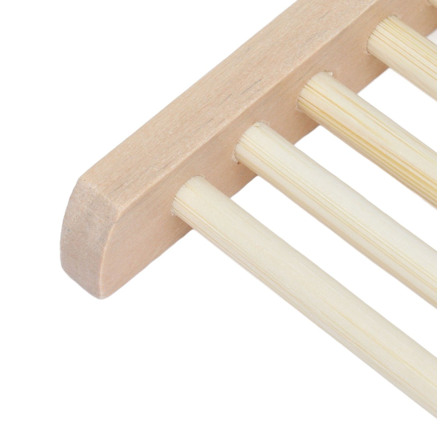 5pcs Bamboo Soap Dish Waterproof Antislip Wooden Bar Soap Holder for Shower Bathroom Kitchen V1294-YM0523-3112210106411