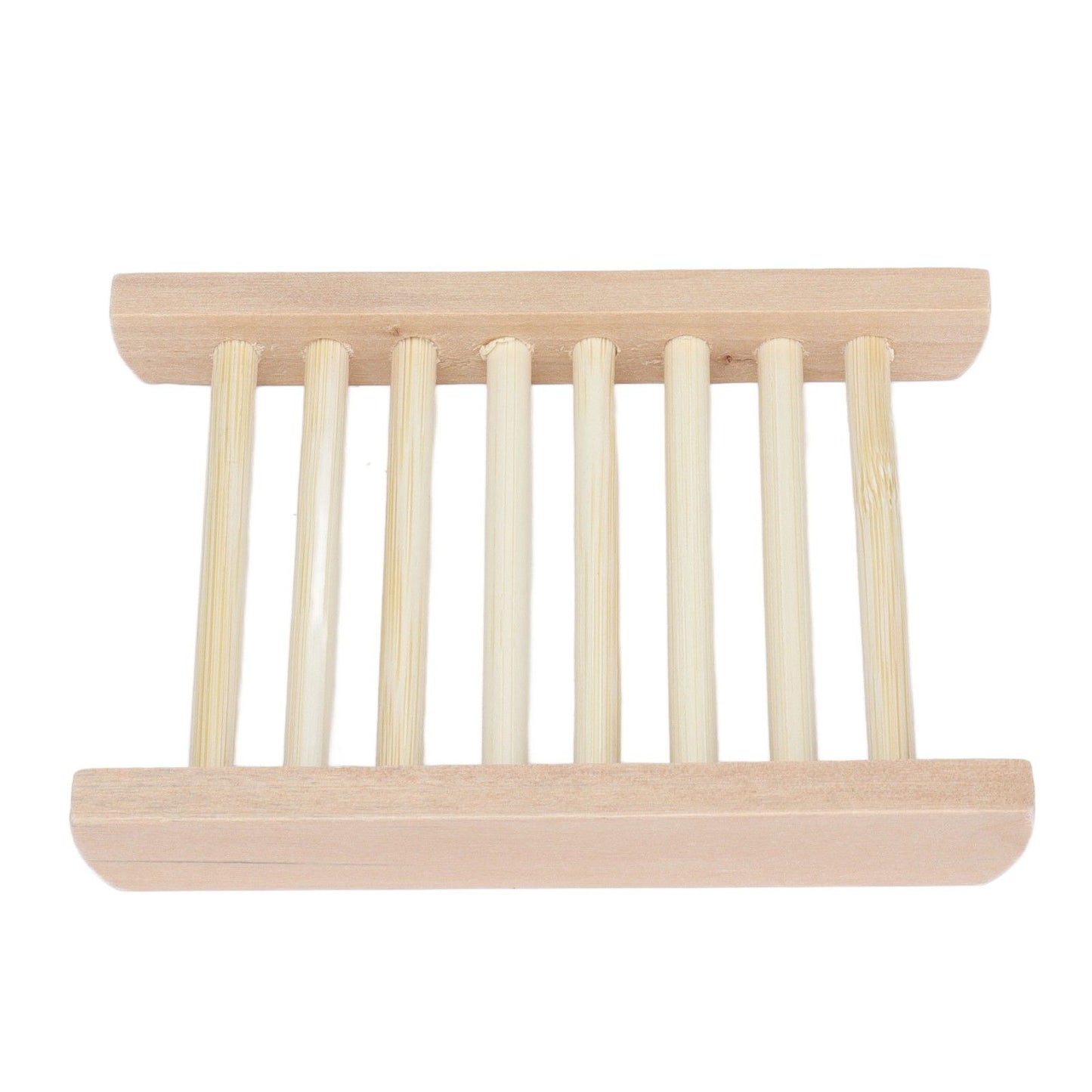 5pcs Bamboo Soap Dish Waterproof Antislip Wooden Bar Soap Holder for Shower Bathroom Kitchen V1294-YM0523-3112210106411