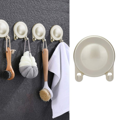 Wall Hole Decorative Cover Hooks ABS Self Adhesive Vent Reserved Drill Hole Decor Cover With Hooks for V1294-YM0523-3112210106513