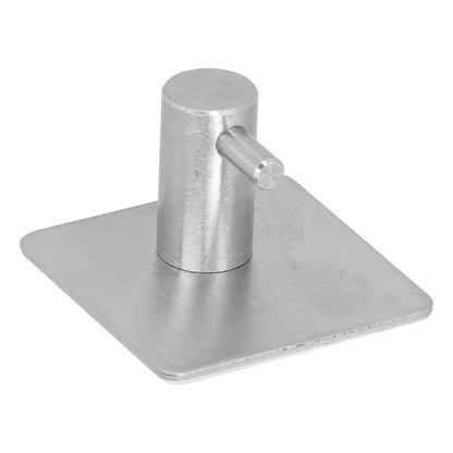 Cylindrical Hook 304 Stainless Steel Viscose Nonperforated Metal Bathroom Coat Hat Single Hook V1294-YM0523-3112210107711
