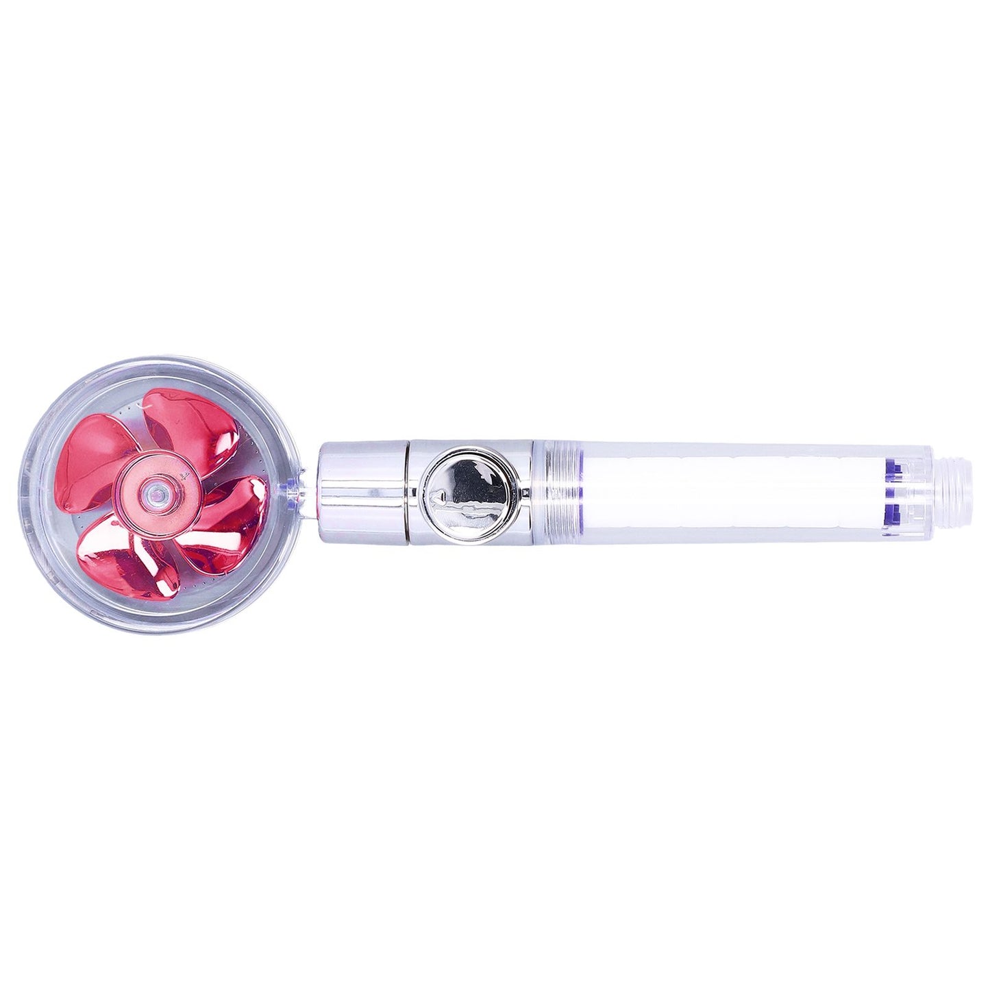 G1/2 High Pressure Fan Shower Head with Pause Switch 360 Degree Rotation Handheld Filter Detachable Shower V1294-YM0523-3112210109312