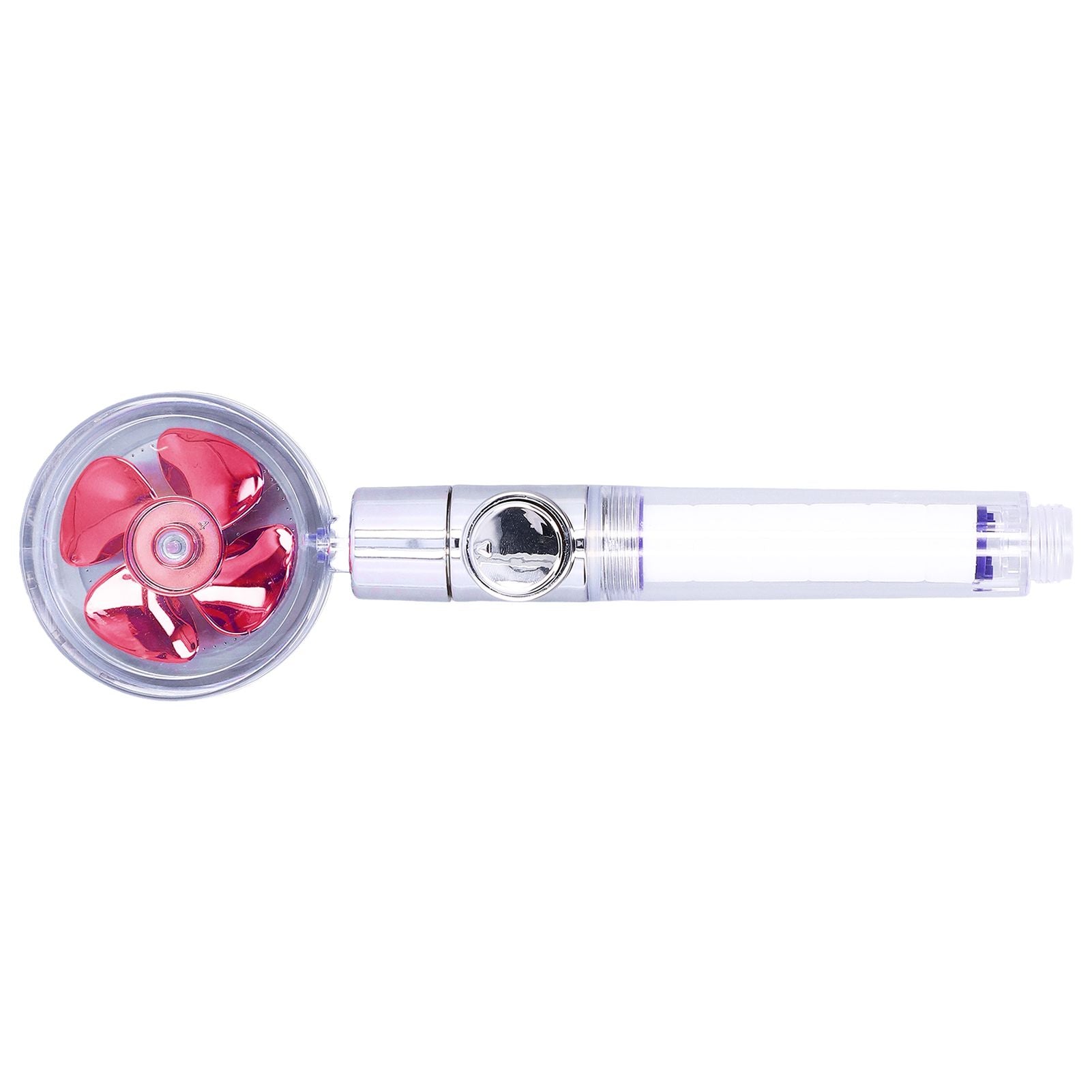 G1/2 High Pressure Fan Shower Head with Pause Switch 360 Degree Rotation Handheld Filter Detachable Shower V1294-YM0523-3112210109312