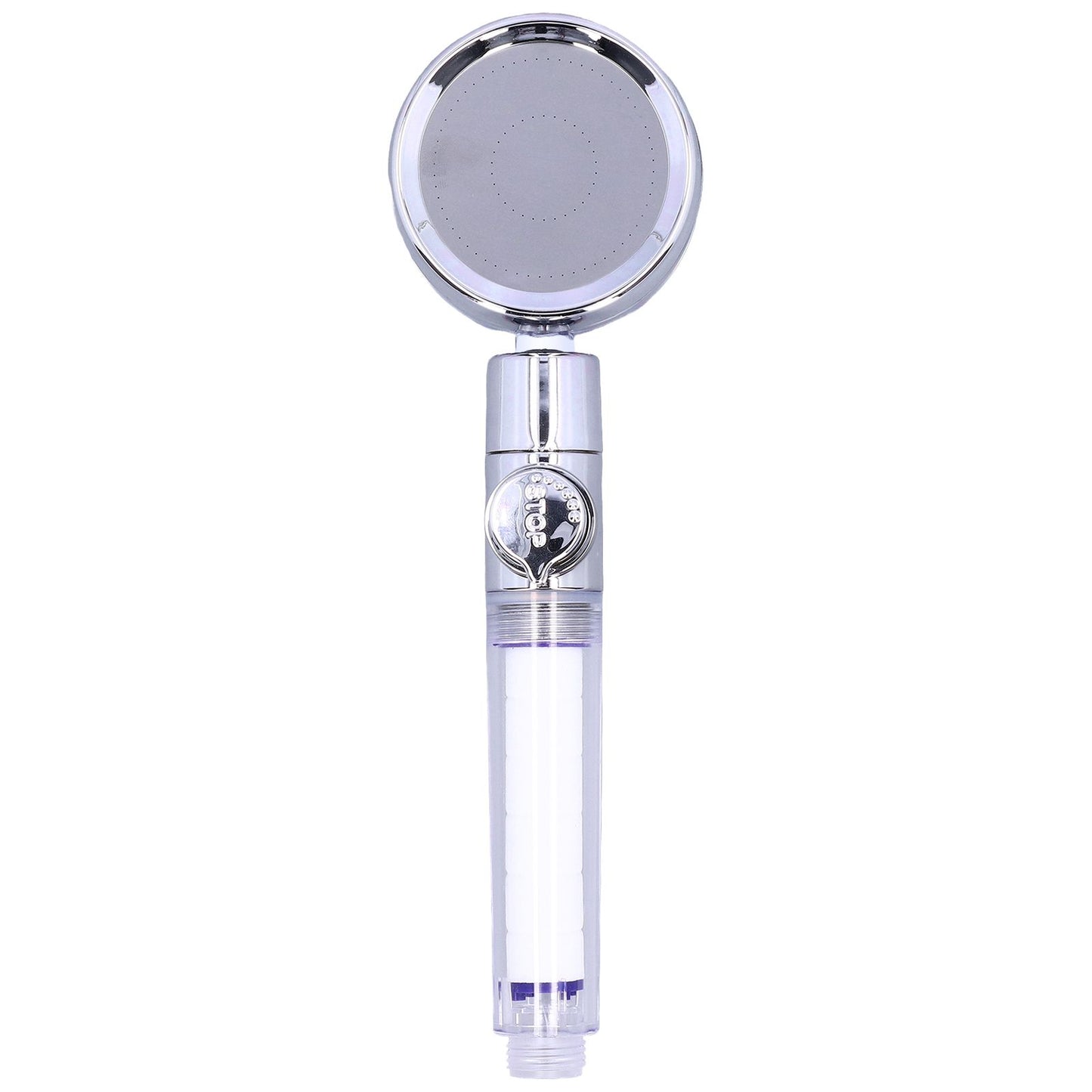 G1/2 High Pressure Fan Shower Head with Pause Switch 360 Degree Rotation Handheld Filter Detachable Shower V1294-YM0523-3112210109312