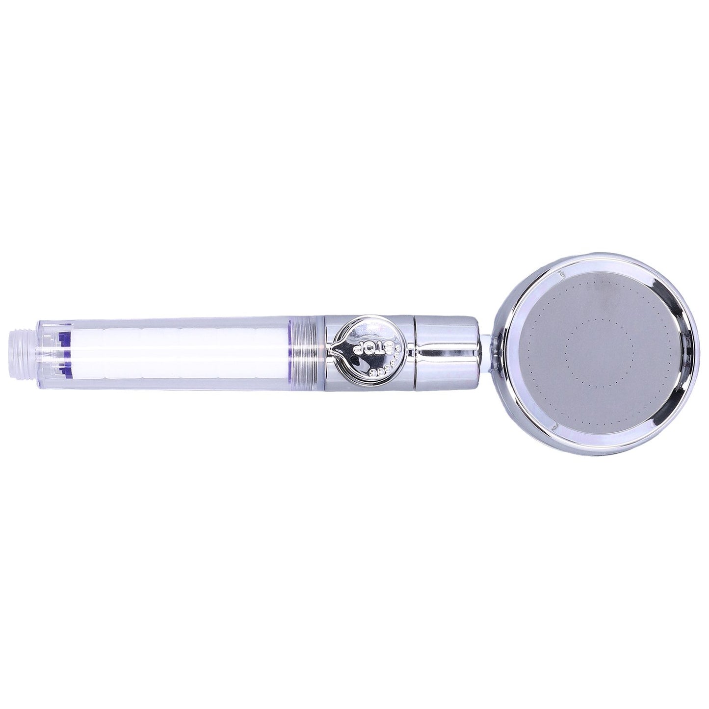G1/2 High Pressure Fan Shower Head with Pause Switch 360 Degree Rotation Handheld Filter Detachable Shower V1294-YM0523-3112210109312