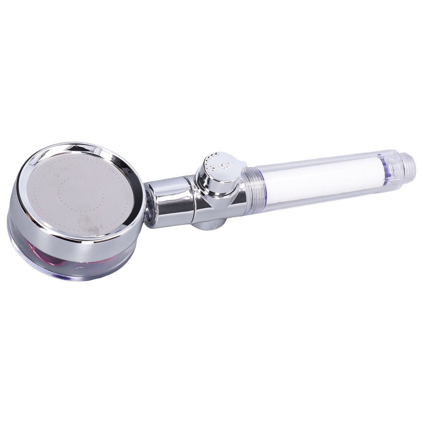 G1/2 High Pressure Fan Shower Head with Pause Switch 360 Degree Rotation Handheld Filter Detachable Shower V1294-YM0523-3112210109312