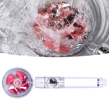 G1/2 High Pressure Fan Shower Head with Pause Switch 360 Degree Rotation Handheld Filter Detachable Shower V1294-YM0523-3112210109312