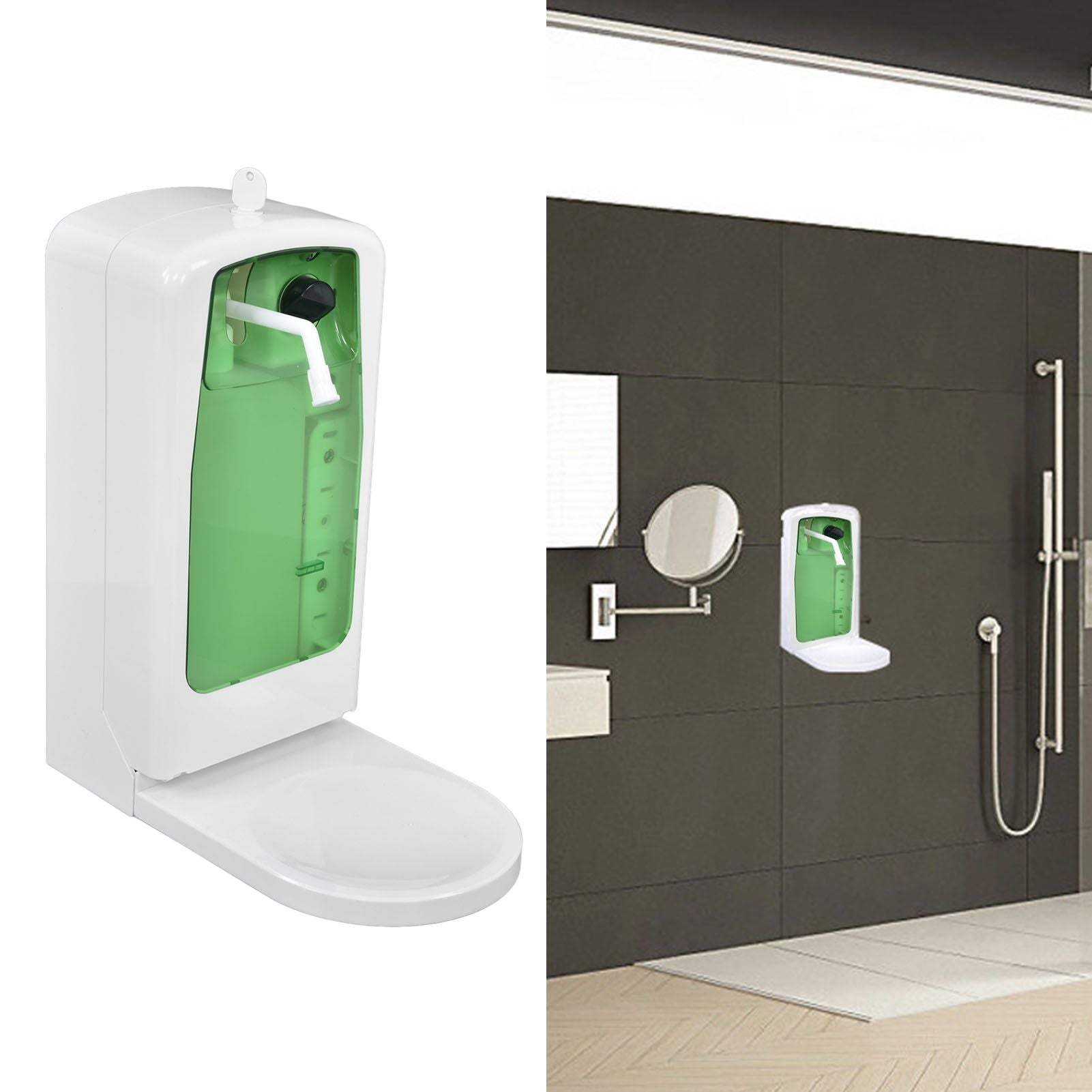1000mL Automatic Soap Dispenser with Sensitive Infrared Sensor for Kindergarten Hospital Home Office V1294-YM0523-3112210110611