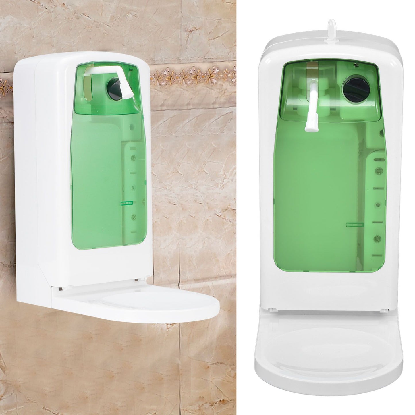 1000mL Automatic Soap Dispenser with Sensitive Infrared Sensor for Kindergarten Hospital Home Office V1294-YM0523-3112210110611