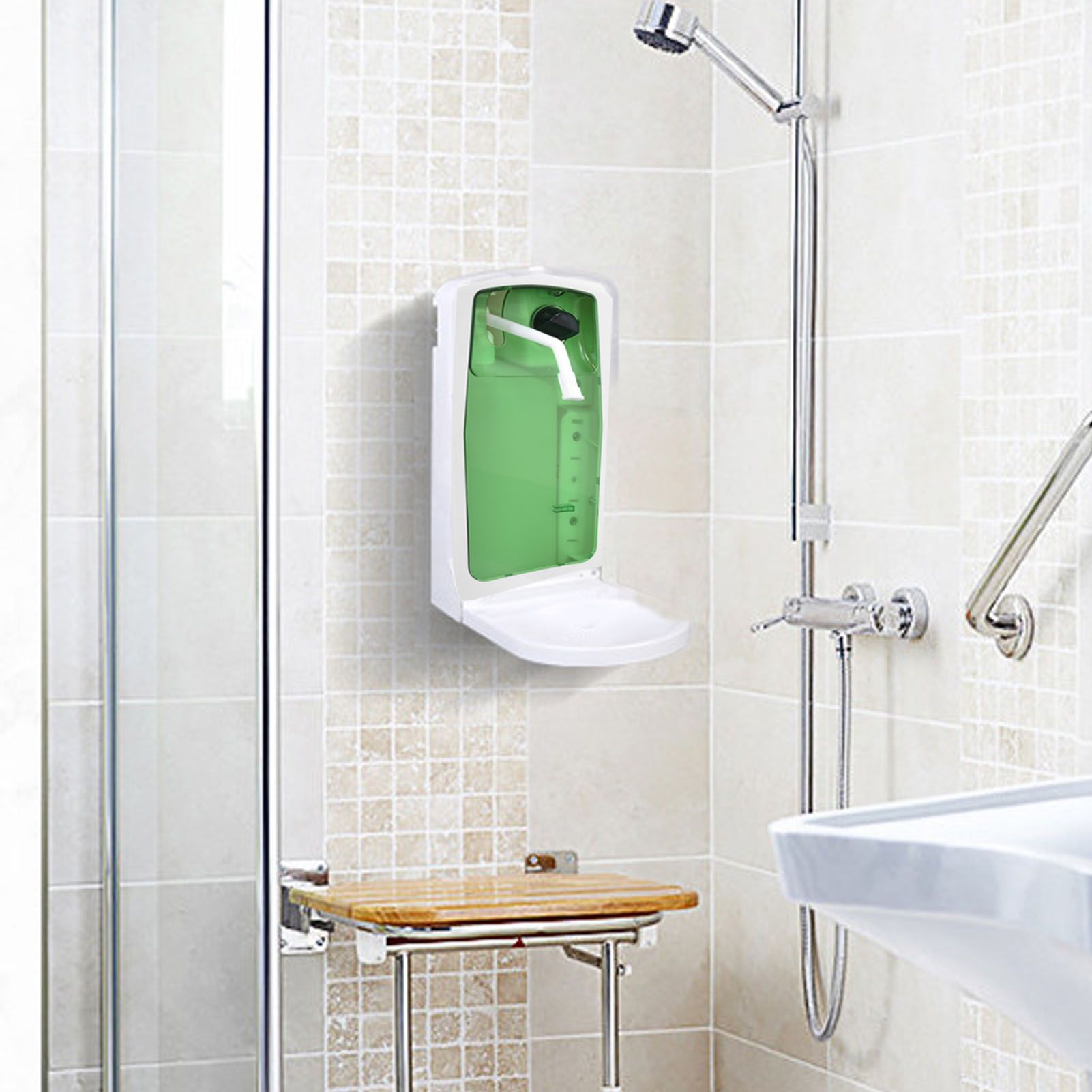 1000mL Automatic Soap Dispenser with Sensitive Infrared Sensor for Kindergarten Hospital Home Office V1294-YM0523-3112210110611