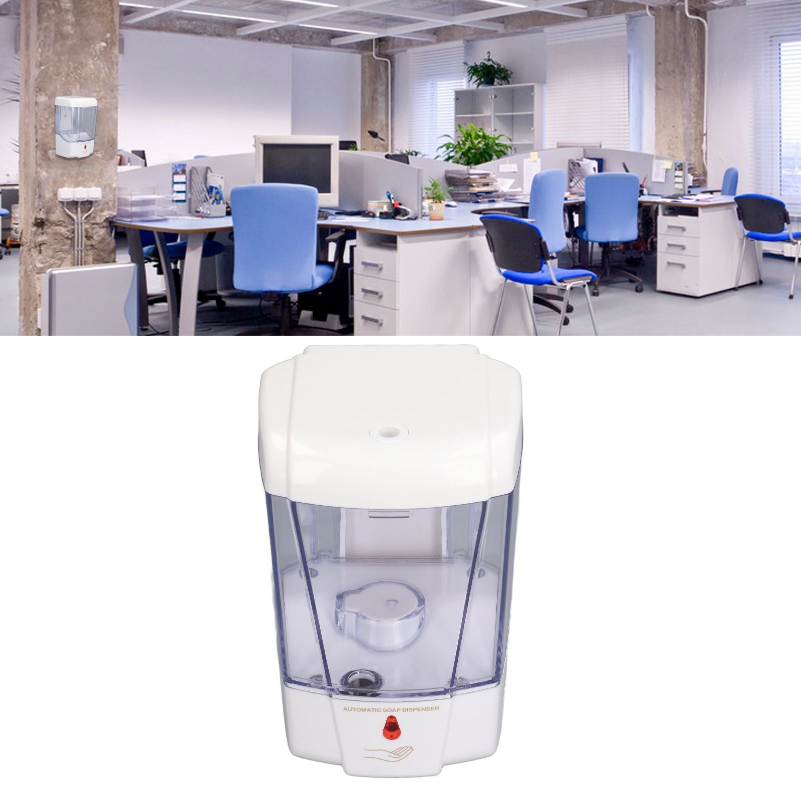 Automatic Soap Dispenser Wall Mounted Touchless Liquid Soap Container for Home Hotel Public Places V1294-YM0523-3112210110911
