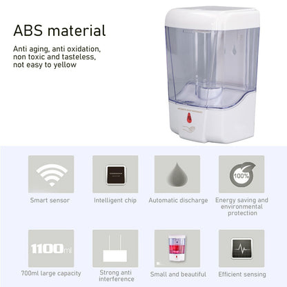 Automatic Soap Dispenser Wall Mounted Touchless Liquid Soap Container for Home Hotel Public Places V1294-YM0523-3112210110911