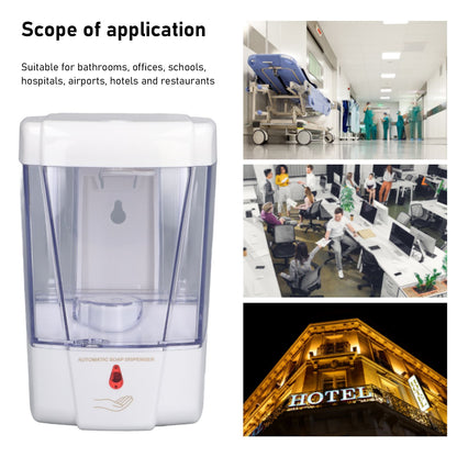 Automatic Soap Dispenser Wall Mounted Touchless Liquid Soap Container for Home Hotel Public Places V1294-YM0523-3112210110911