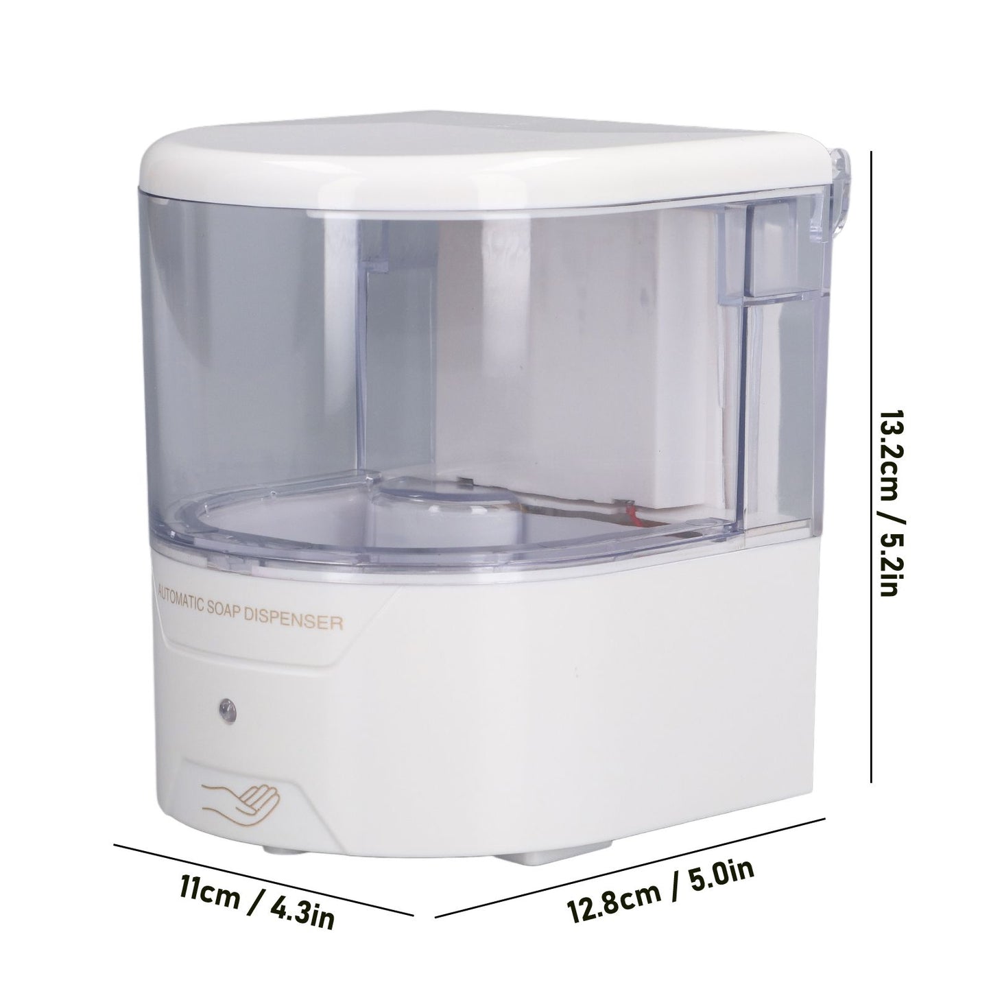 600ml Automatic Soap Dispenser Intelligent Non Contact Wall Soap Container for Home Office School Hotel V1294-YM0523-3112210111011