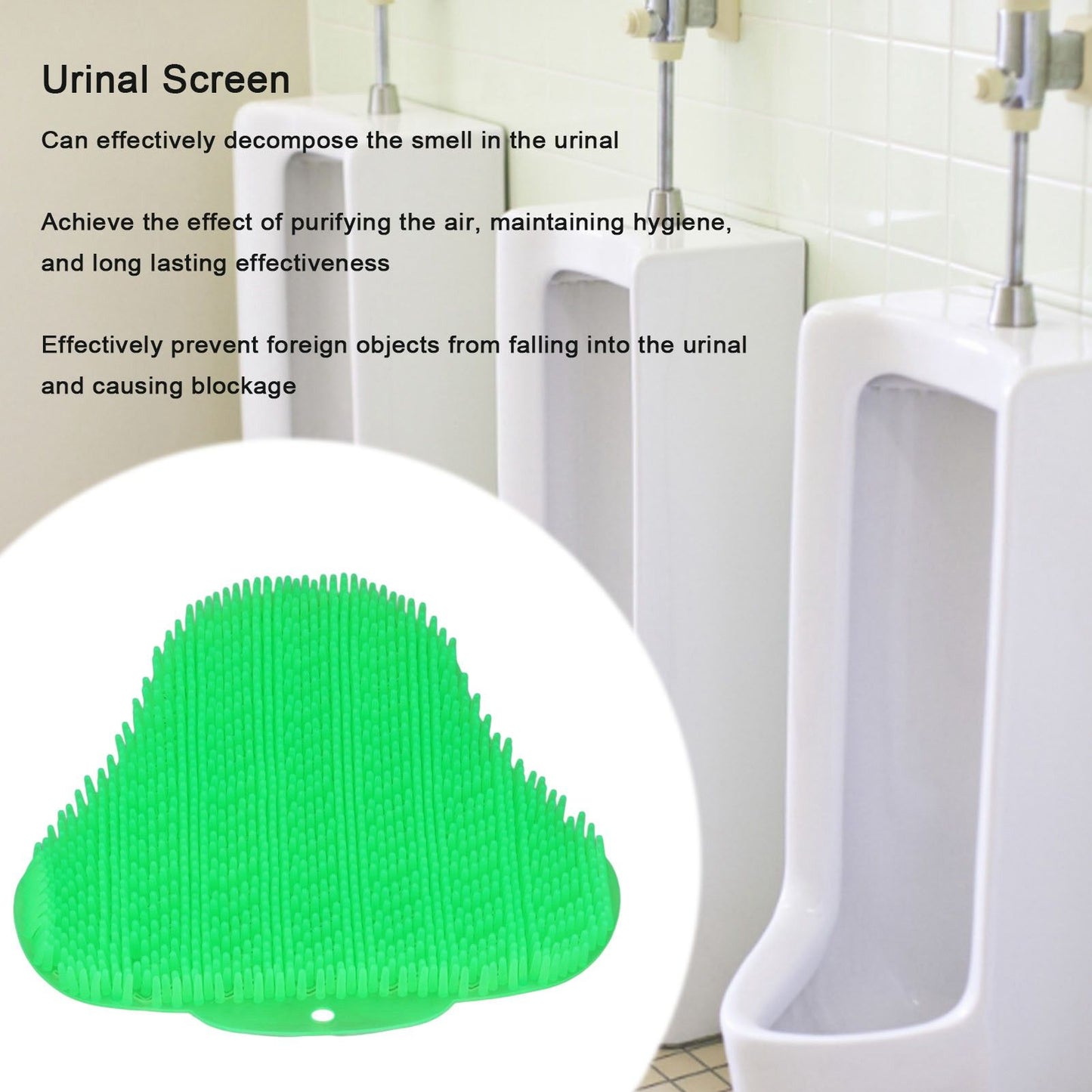 10PCS Urinal Filter Screen Splashproof Urinal Mat Fragrance Urinal Screen for Bathroom Restaurant V1294-YM0523-3112210122411