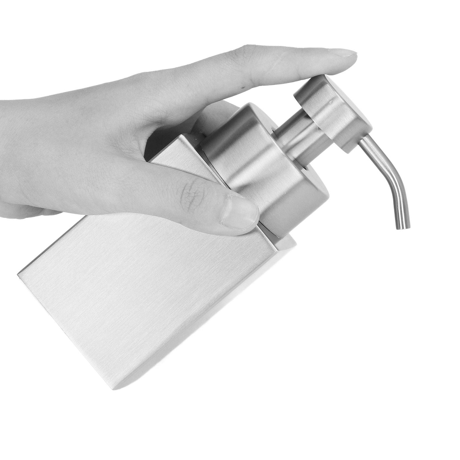 Foaming Soap Dispenser Stainless Steel Shower Gel Shampoo Dispenser with PP Pump Head for Bathroom Kitchen V1294-YM0523-3112220000311